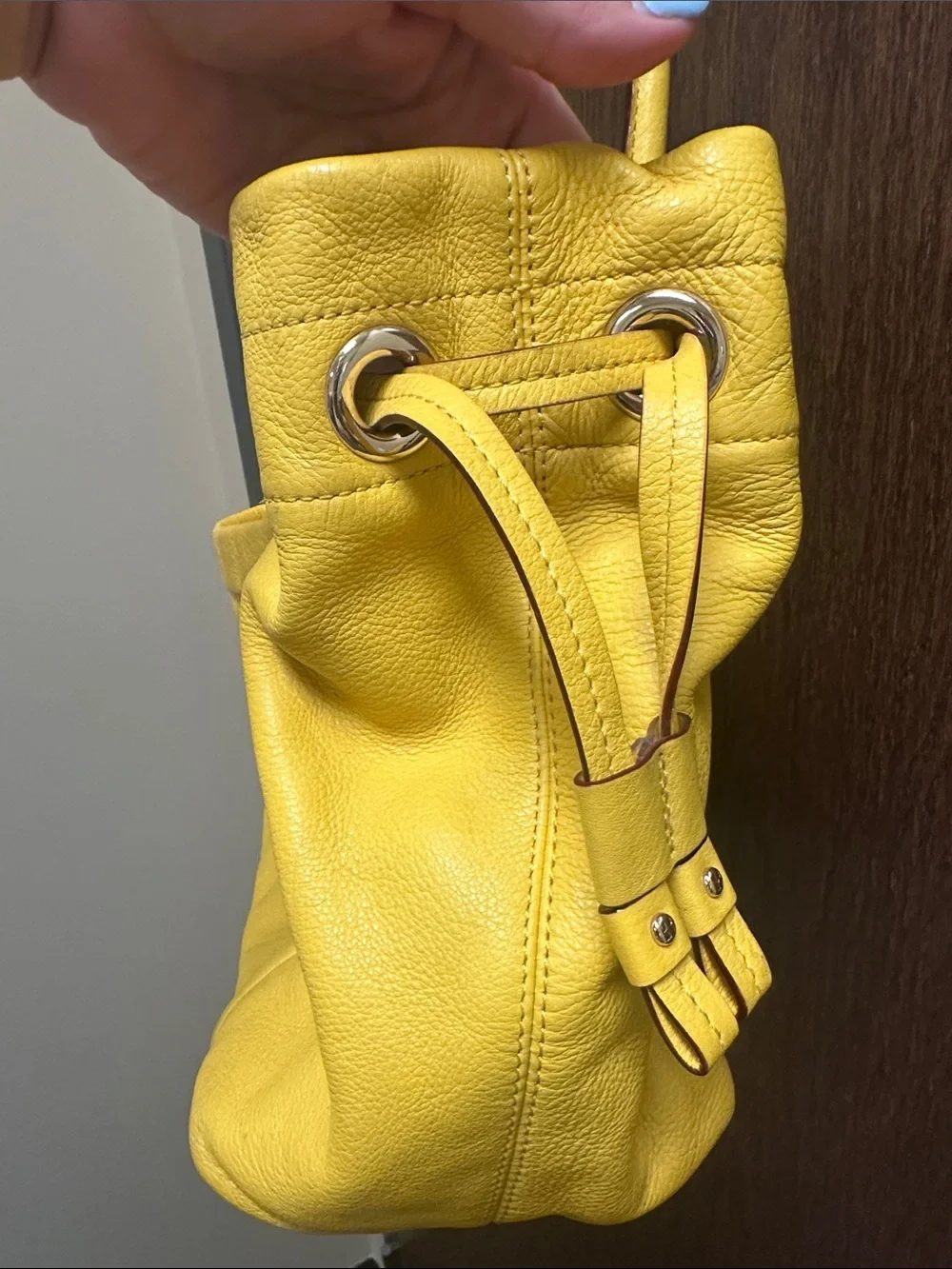 kate spade Yellow Leather Shoulder Tote